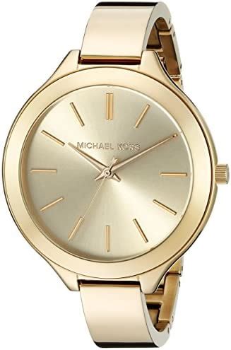 michael kors analog champagne dial women's watch mk3275